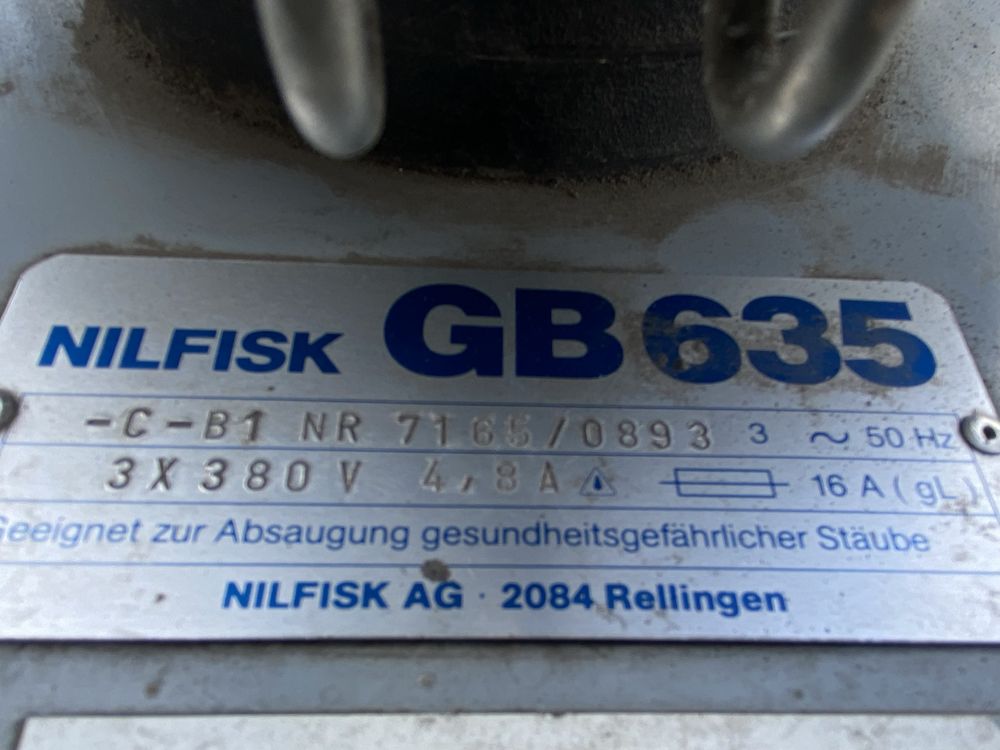 Odkurzacz przemyslowy nilfisk gb635