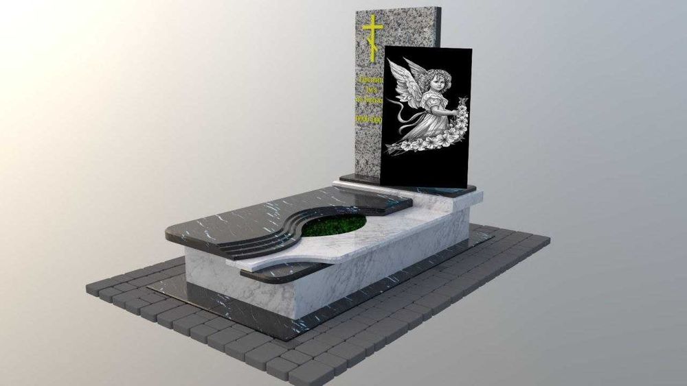 3D моделювання пам'ятників та гранітних комплексів. Від 400 грн