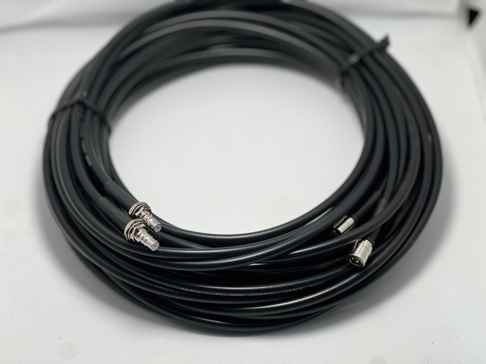 Подовжувальний коаксіальний RG-223 кабель Alientech 8 метрів (2 дроти