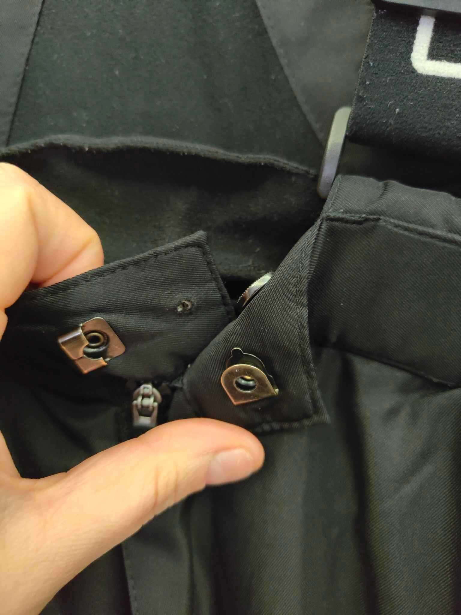 spodnie na szelkach czarne zima chłopak CMP 116 CM