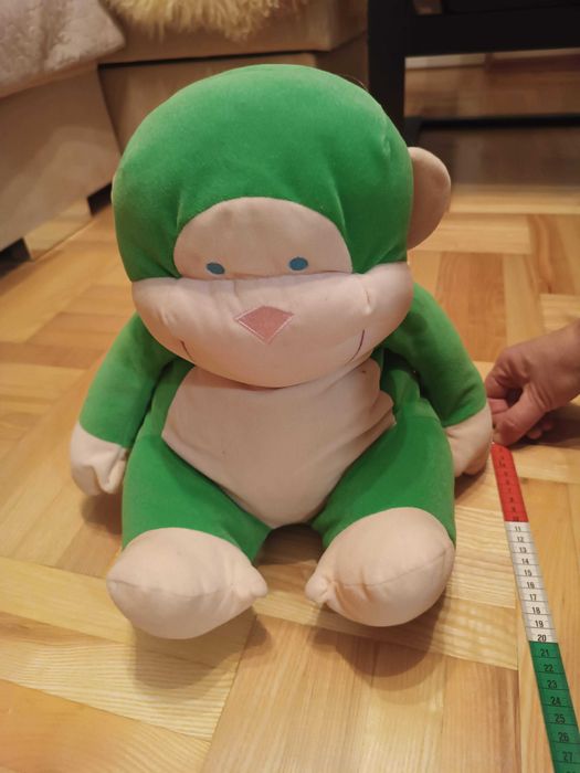 Maskotka pluszak Zielona Małpka poduszka