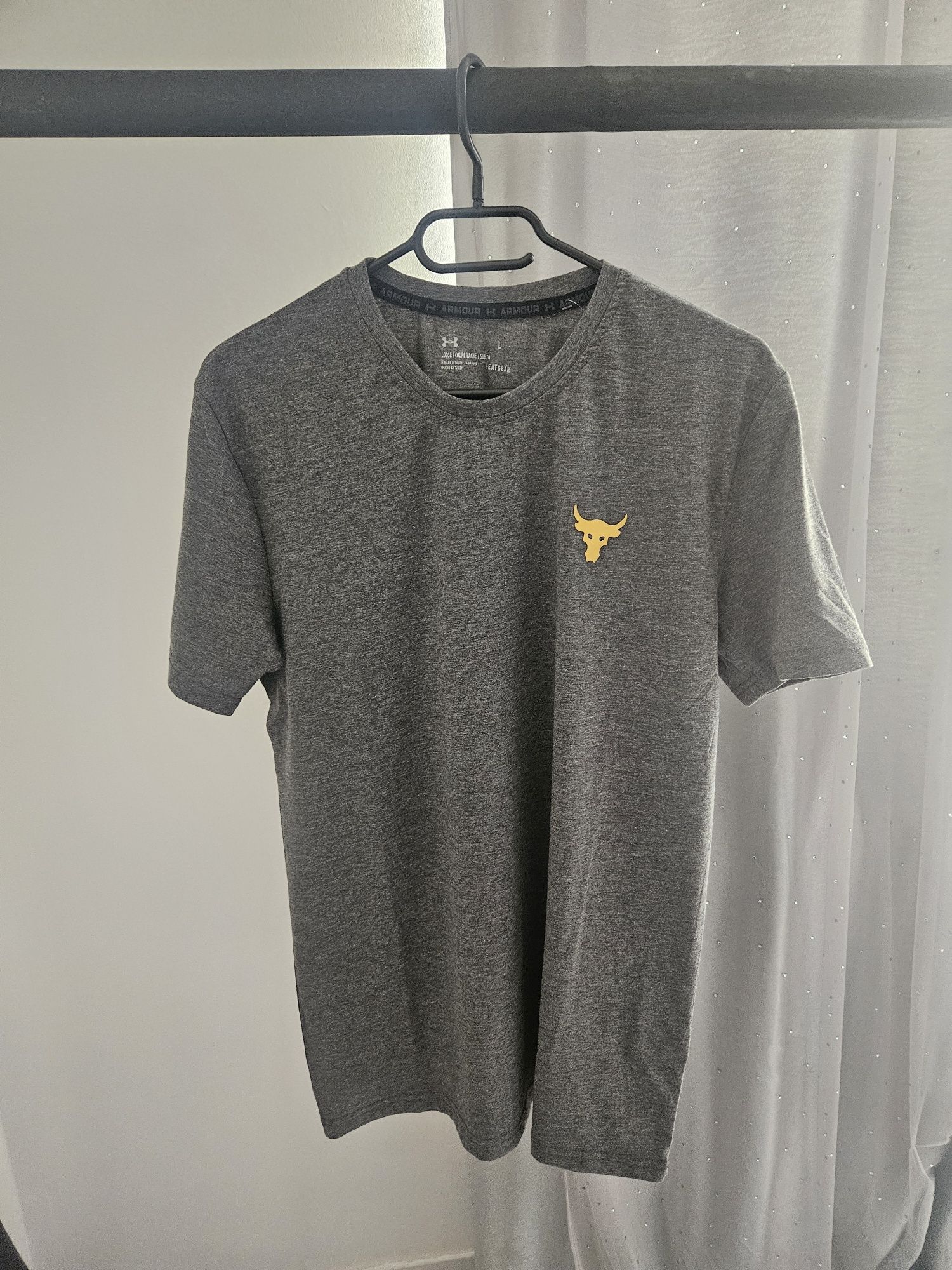 Męska koszulka szara XXL under armour sportowa tshirt