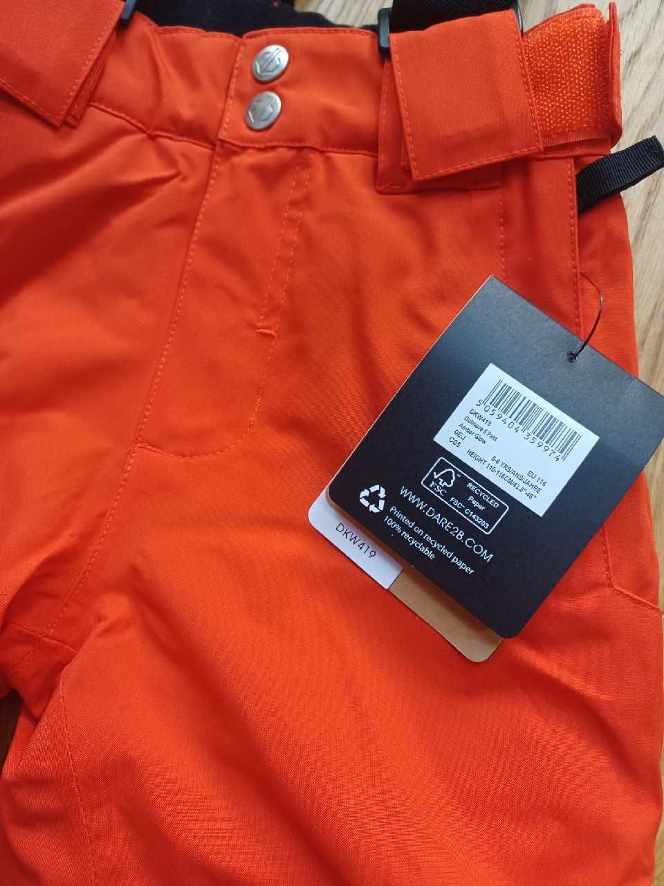 Spodnie narciarskie firmy Dare2B rozmiar 116cm NOWE z metkami