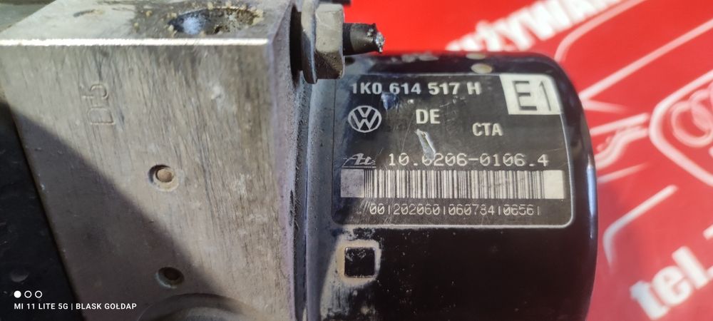 Pompa ABS Audi A3 8P 1.6 FSI Manual 04 CZĘŚCI BLASK GOŁDAP
