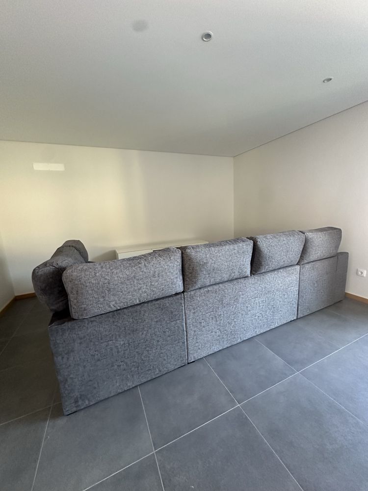 Sofa de canto cinza