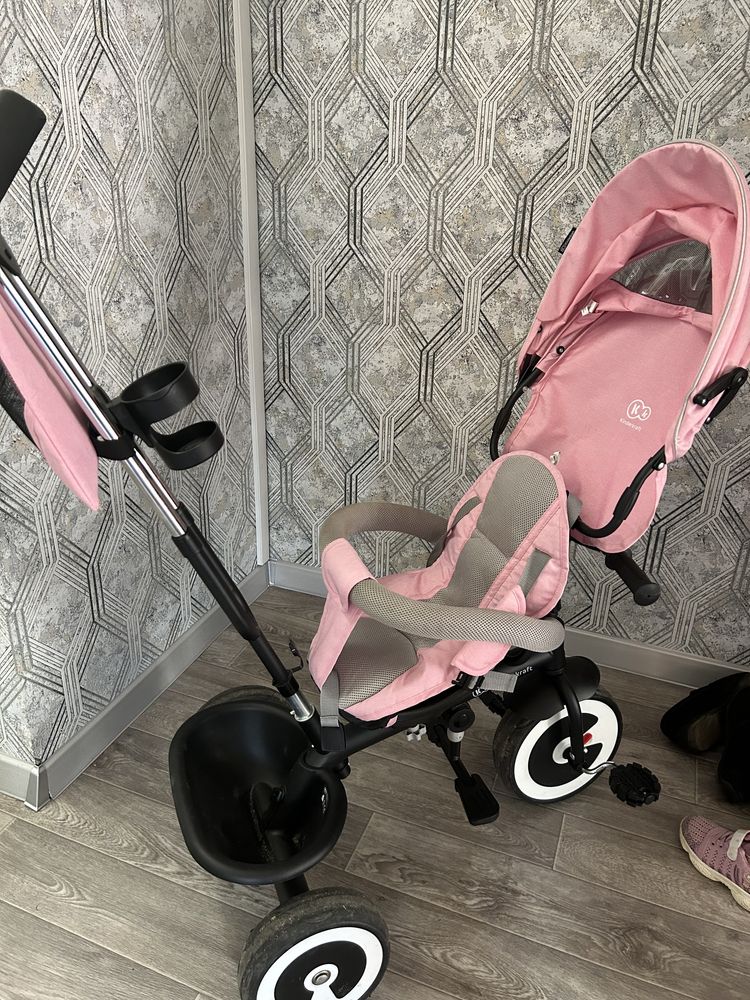 Триколісний велосипед Kinderkraft Aston Pink