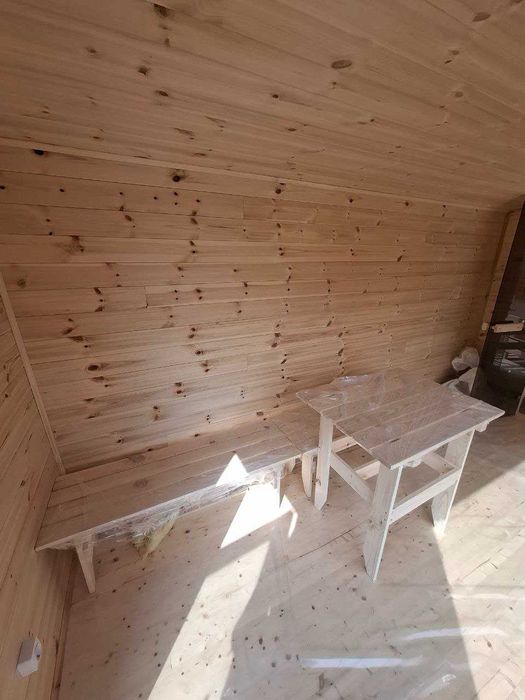 Sauna NOWOCZESNA MODERNO 6 metry Spa Ogrodowe Ocieplana