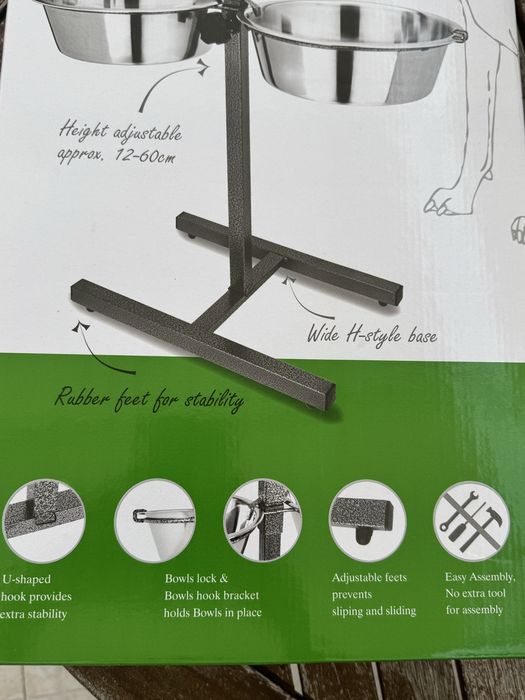 Suporte ajustavel para comedouro