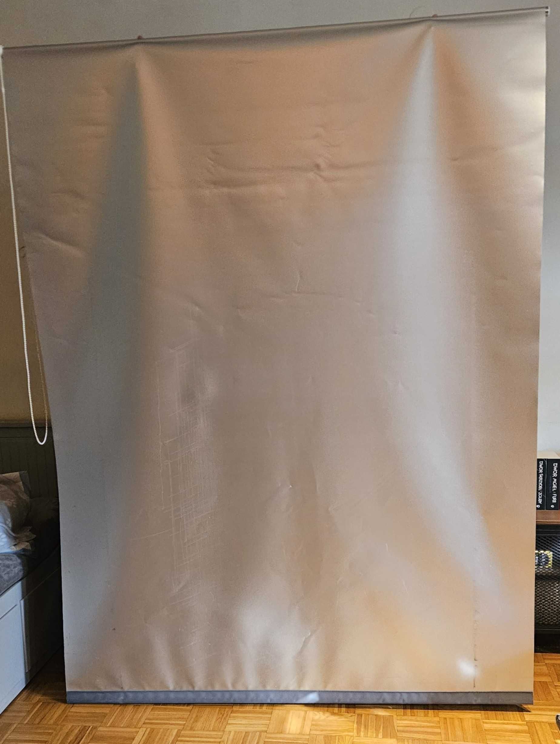 Roleta okienna zaciemniająca 160x210 cm – grafitowa – Warszawa Kabaty