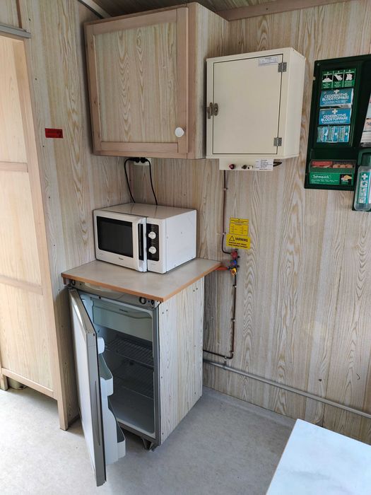 Pawilon mobilny przyczepa socjalna pracownicza barokowóz biuro budowa