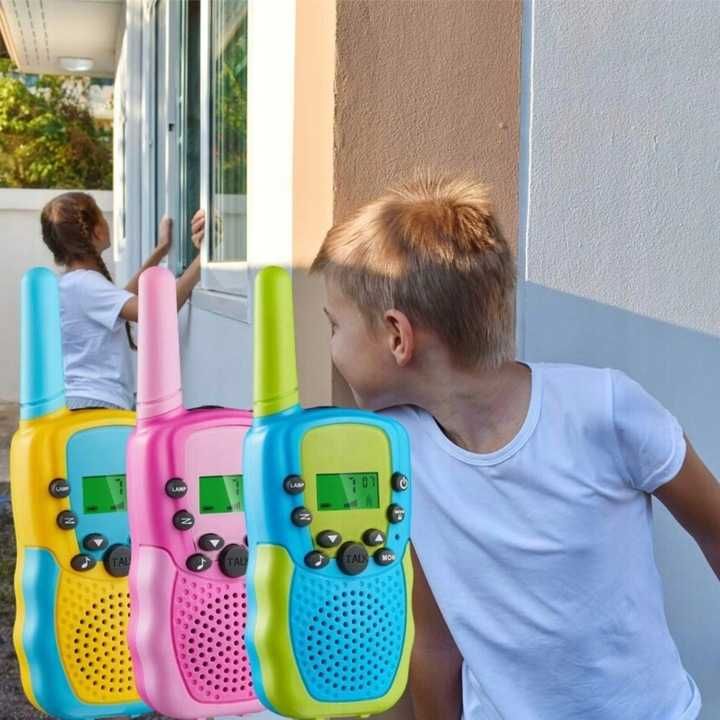 WALKIE TALKIE 3szt dla Dzieci Łoki Toki Krótkofalówki Duży Zasięg