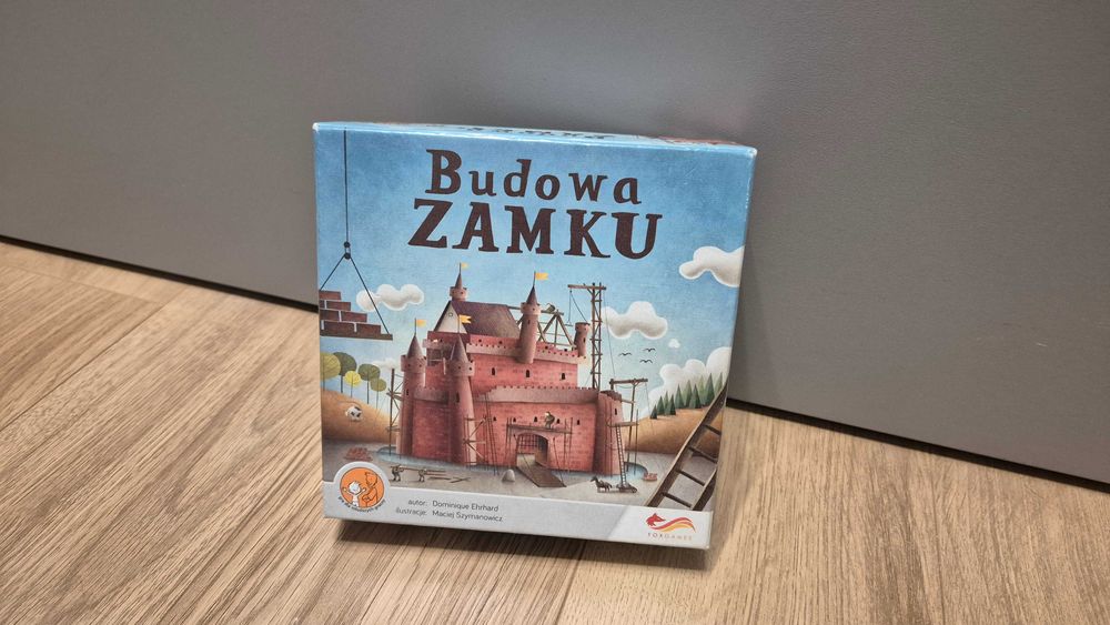 Gra planszowa Budowa Zamku FoxGames j.NOWA karciana liczby przygodowa