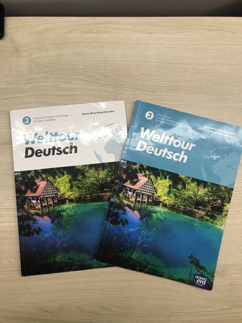 Podręcznik i zeszyt ćwiczeń do języka niemieckiego klasa 3 liceum