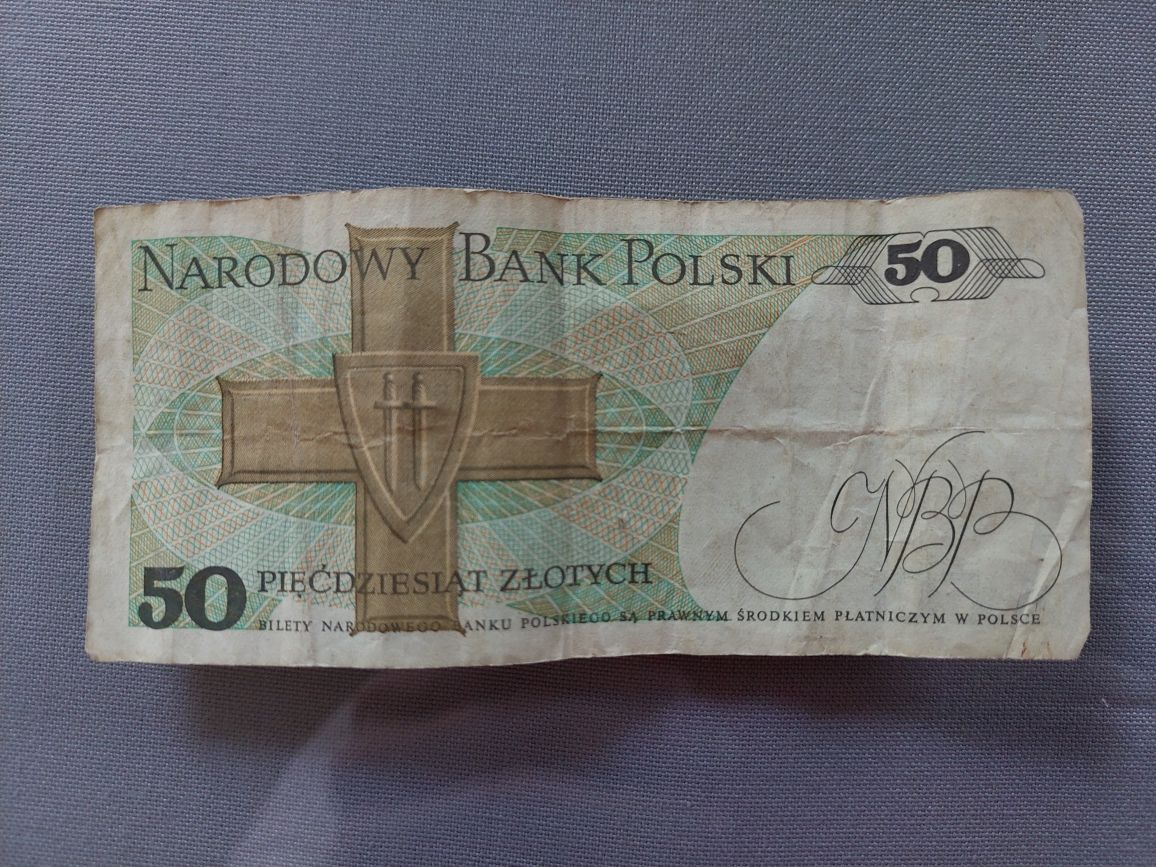 Banknot PRL Świerczewski 50zł seria HY