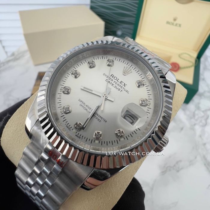 Часы Rolex DateJust Diamond Ролекс годинник
