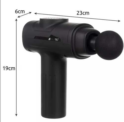 Масажер перкусійний Malatec 23642. 8 насадок. В кейсі. Польща.