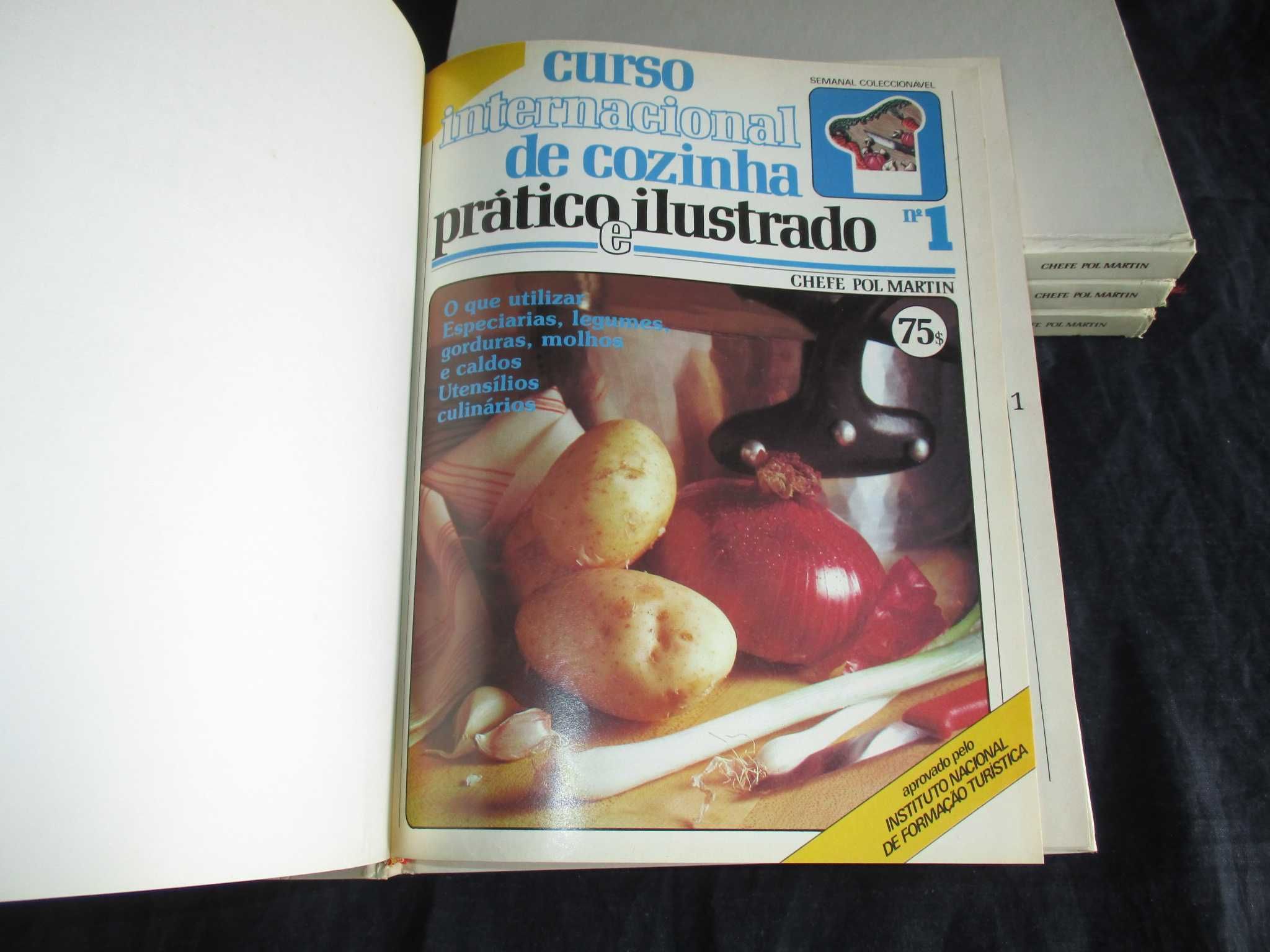Livro Curso Internacional de Cozinha Prático e Ilustrado Pol Martin