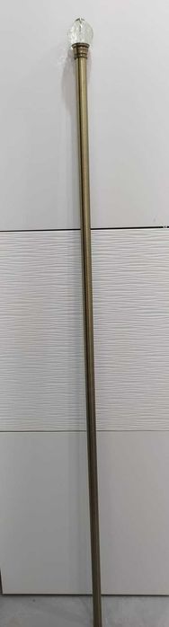 Varão Metal Bronze D28 Inspire 174cm + terminal + suporte