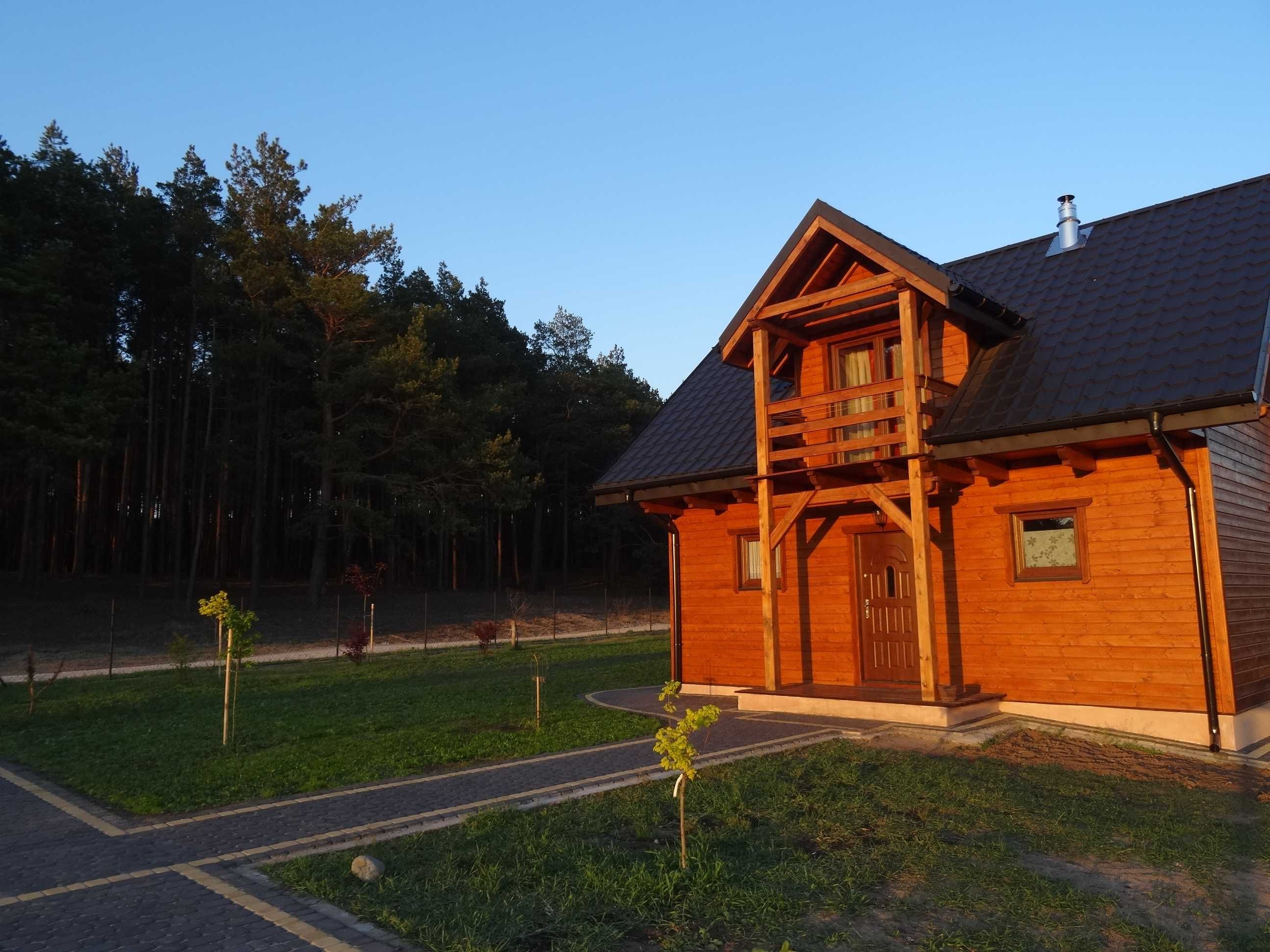 Domki nad jeziorem Skrzyneckim z prywatnym łowiskiem