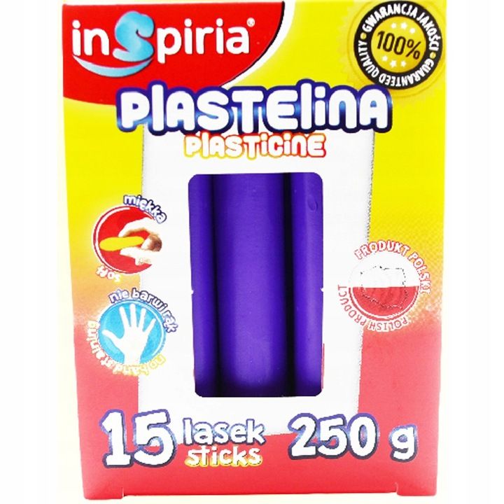Plastelina Szkolna Zestaw Przedszkolny 180 Szt. Inspiria 9943