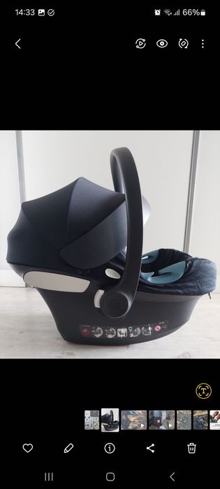 Ovo/Cadeira auto Cybex Aton M i-Size