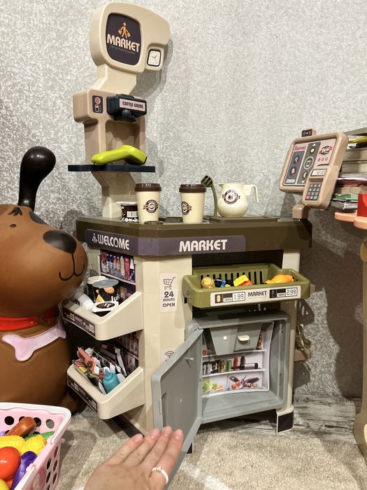 Дитяча каса MARKET supermarket game set  світло/звук/пара