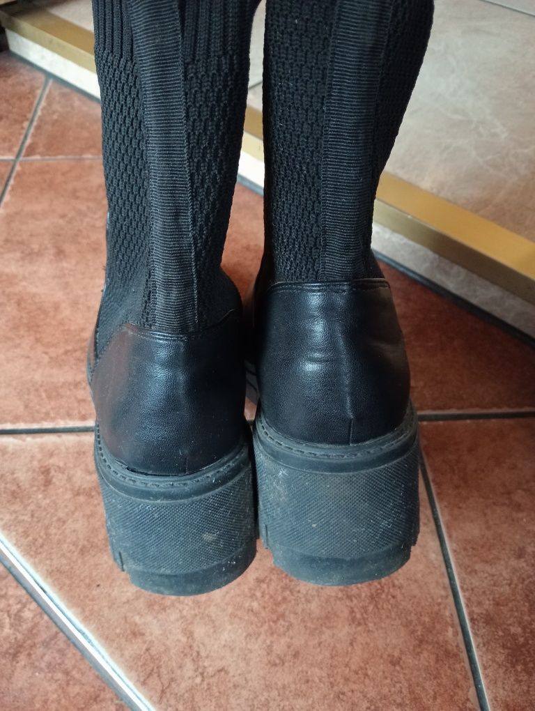 Botki damskie skarpeta 39