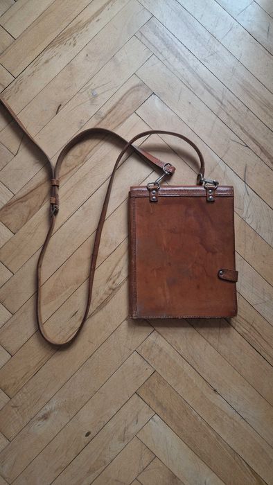 Mapnik wojskowy LWP skórzany