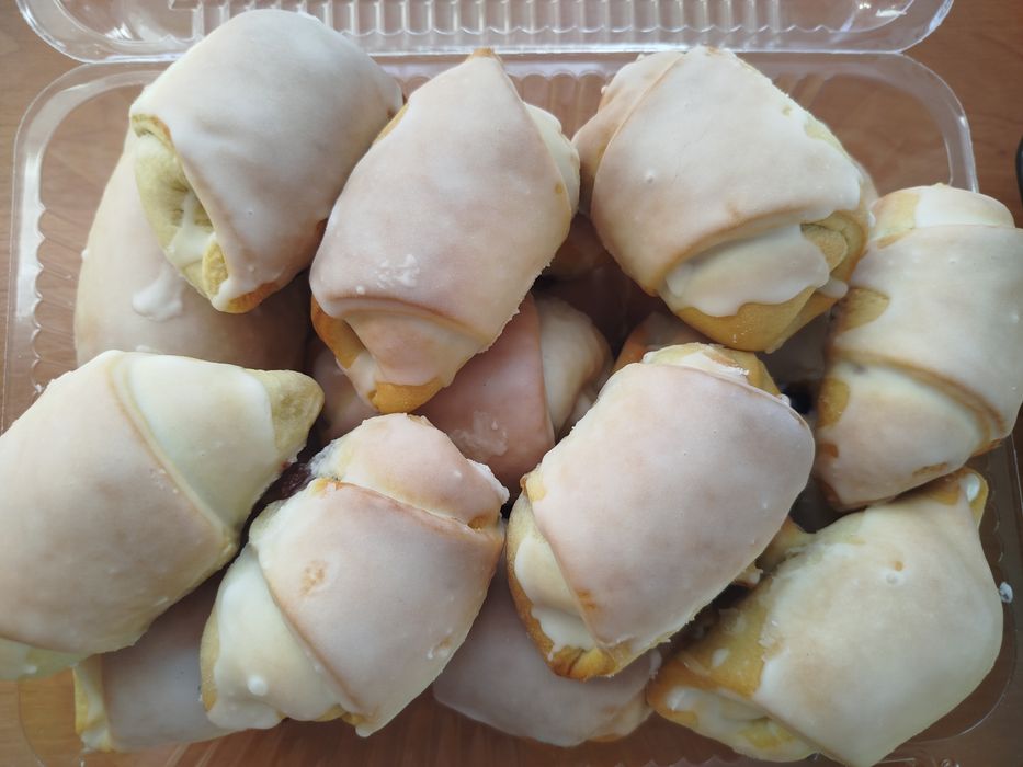 Rogaliki domowe półkruche drożdżowe