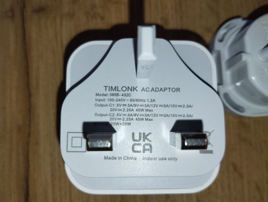 Ładowarka adapter Timlonk iphone