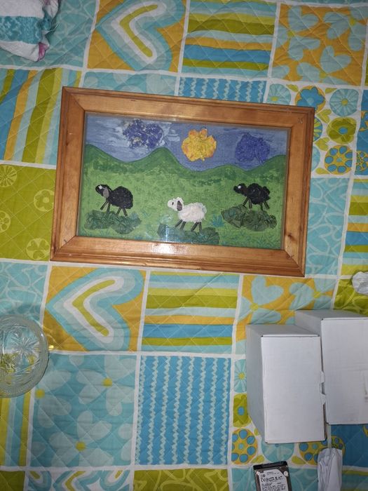 Продам аплікацію в дерев' яній рамці