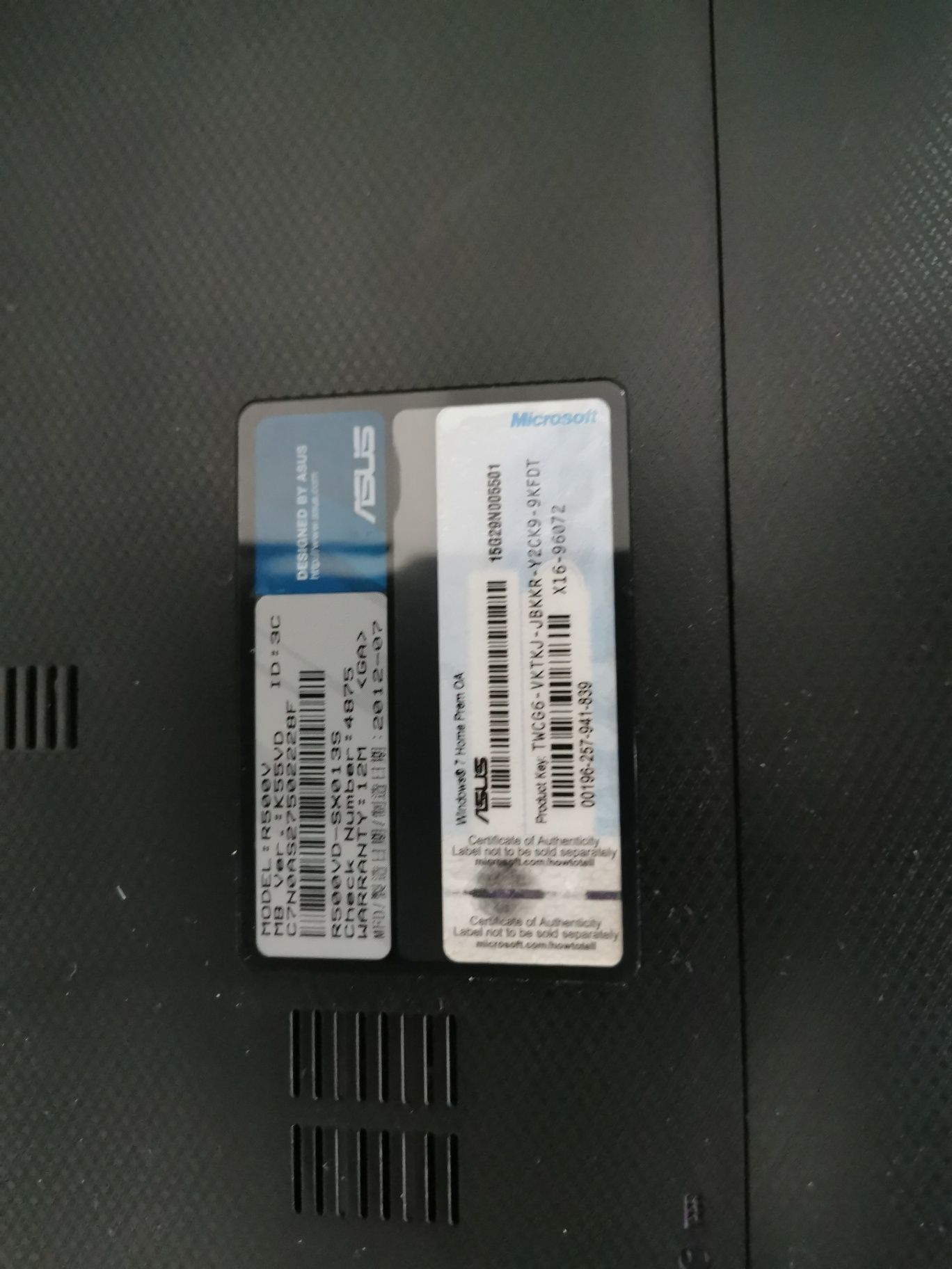 Laptop Asus i5 Windows 10