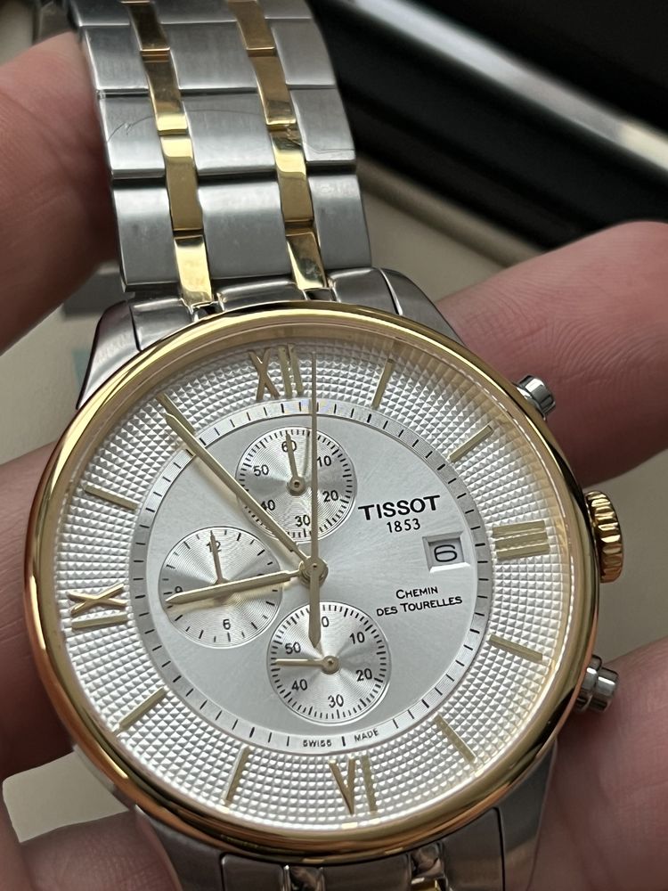 мужские наручные часы Tissot chemin des tourelles steel