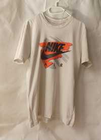 Nike Air koszulka podkoszulek T-shirt bluzka biała logo swoosh S męska