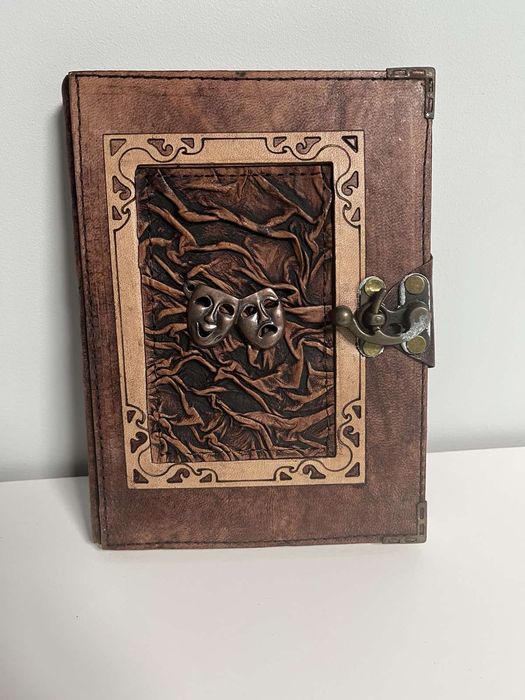 Блокнот / Скетчбук ручної роботи з натуральної шкіри з Туреччини