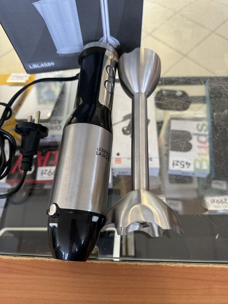 Blender ręczny LEBENLANG LBL4589,  1000 W srebrno szary