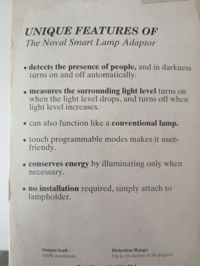 Smart lamp adapter