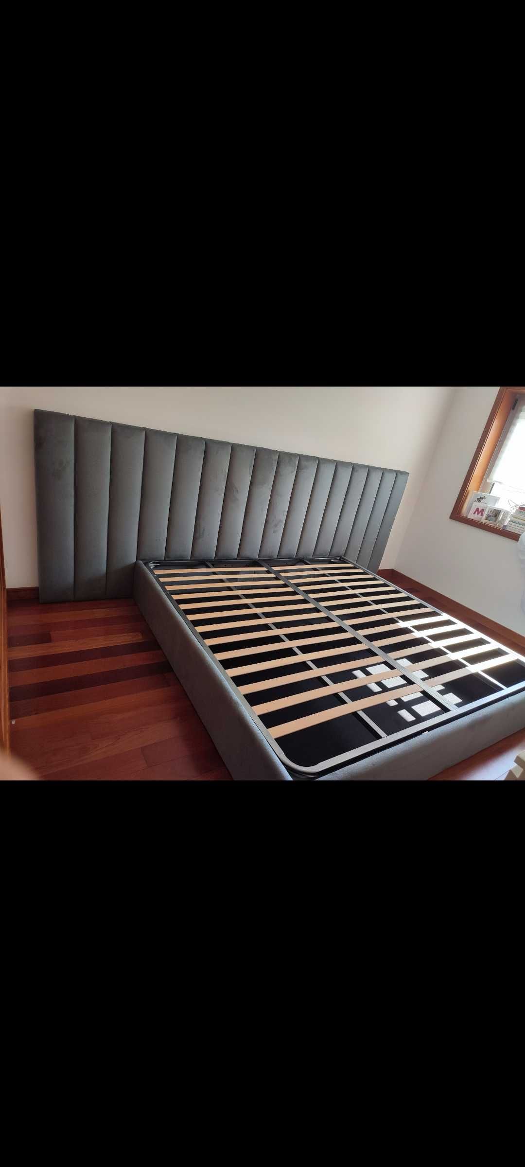 Cama estufada 200x200