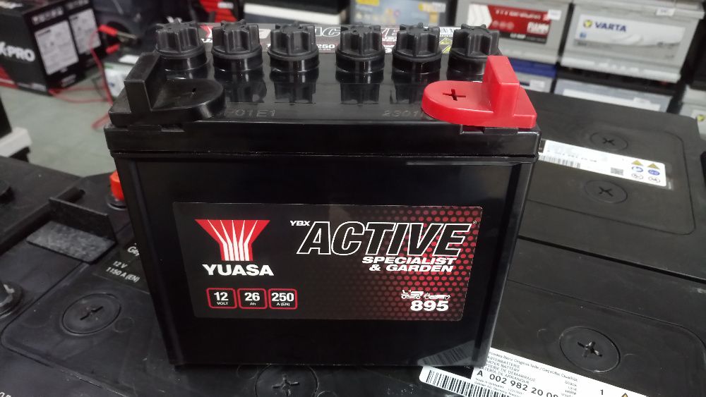 Akumulator kosiarka 12V 26AH 250A Yuasa Garden Active 895 896 Wysyłka