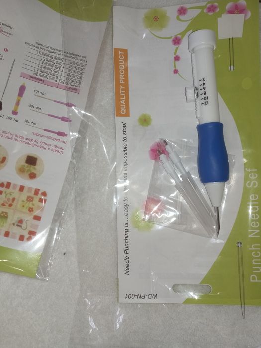 Для ковровой вышивки набор иголок с ручкой