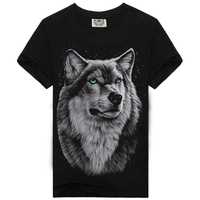 T-shirt Wolf czarny Nowy Rozmiar: L Męski
