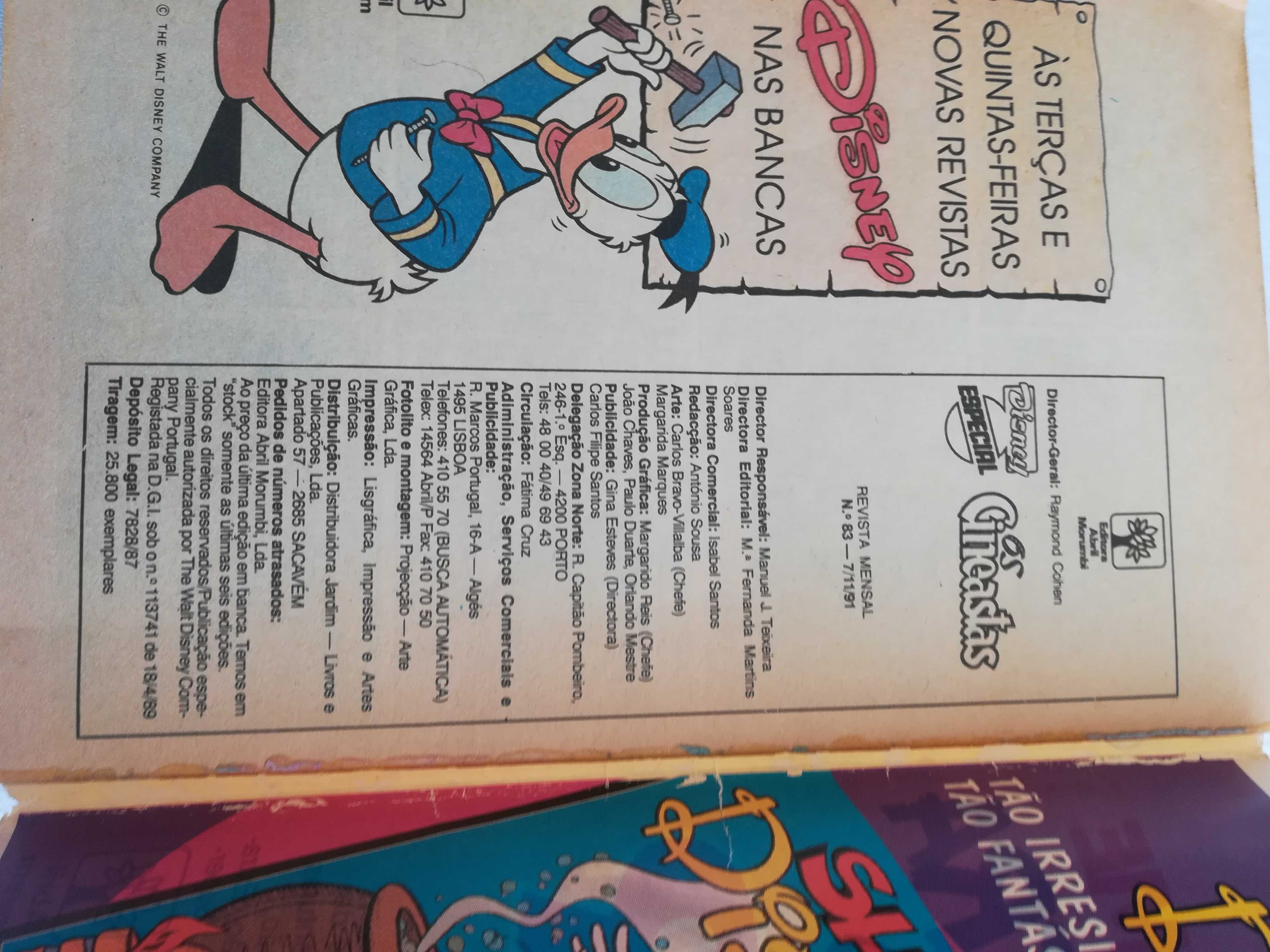 Almanaque Disney 1978 e Disney Especial 1991