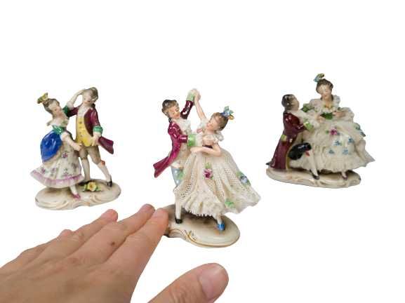 Figurinos porcelana casais dança | Baviera