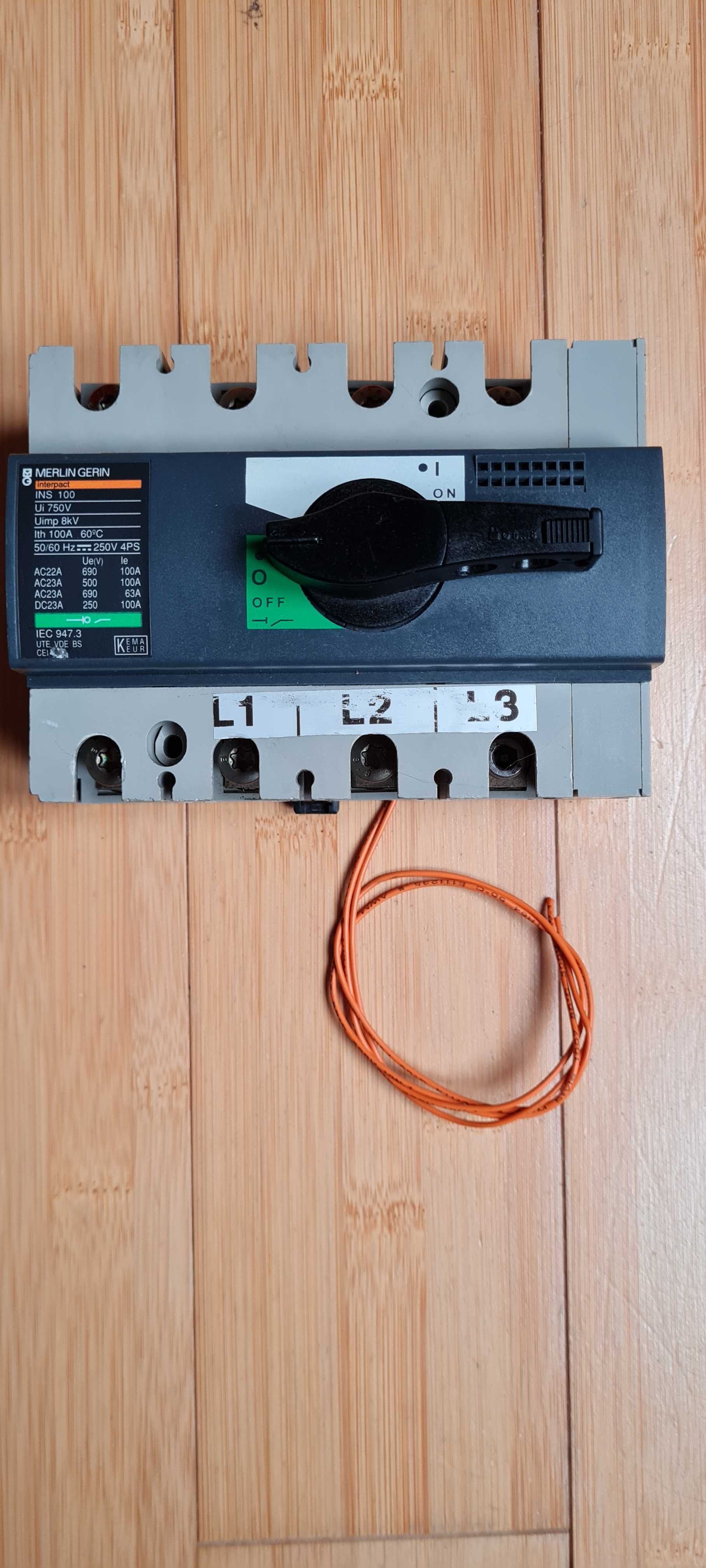 Rozłącznik Schneider electric INS100 100A 4P