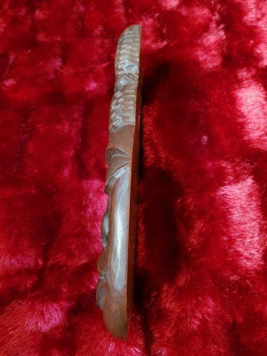 БАРЕЛЬЕФ маска из натурального дерева из кубы 60х