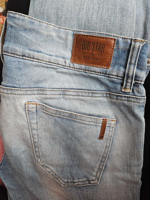 Jeansy BIG STAR W 30 L 34 jasne