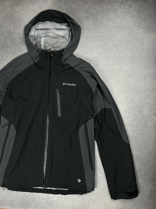 Columbia Omni Dry (XL) куртка штормовка дощовик мембрана чорна сіра