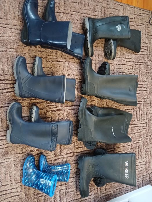 Резинові чоботи нові та б/в (Італія, Франція, Литва).