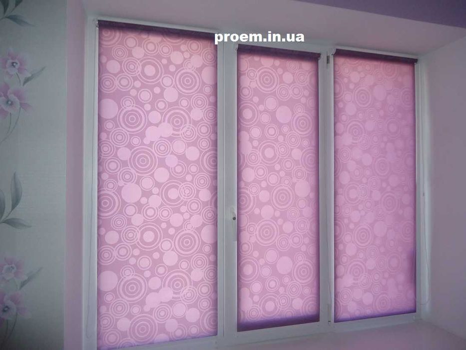 Недорогі віконні ролети День-Ніч. Рулонні Жалюзі на замовлення