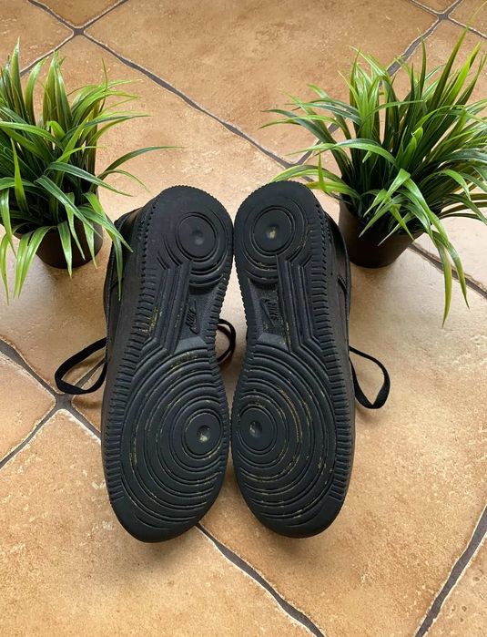 Nike Air Force Black/ черние форсы